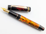 Halloween Pen 2025 - Carina 15 in Sunset Orange Abalone w/ Experiment 666 Resin