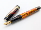 Halloween Pen 2025 - Carina 15 in Sunset Orange Abalone w/ Experiment 666 Resin