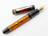 Halloween Pen 2025 - Carina 15 in Sunset Orange Abalone w/ Experiment 666 Resin