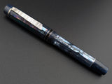 Carina Ragazzone in Dark Angel Wing Awabi Shell w/ Midnight Blue Resin