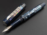 Carina Ragazzone in Dark Angel Wing Awabi Shell w/ Midnight Blue Resin