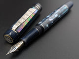 Carina Ragazzone in Dark Angel Wing Awabi Shell w/ Midnight Blue Resin