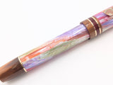 Carina Ragazzone in Autumn Awabi w/ Aged Bronze Resin - Mokume Gane
