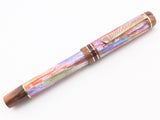 Carina Ragazzone in Autumn Awabi w/ Aged Bronze Resin - Mokume Gane