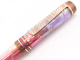 Carina Ragazzone in Autumn Awabi w/ Aged Bronze Resin - Mokume Gane