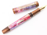 Carina Ragazzone in Autumn Awabi w/ Aged Bronze Resin - Mokume Gane