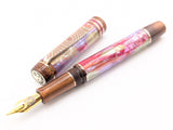 Carina Ragazzone in Autumn Awabi w/ Aged Bronze Resin - Mokume Gane