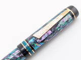 Carina Ragazzone in Dark Mexican Green Abalone w/ Royalty Resin
