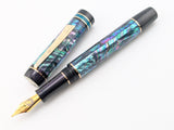 Carina Ragazzone in Dark Mexican Green Abalone w/ Royalty Resin