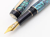 Carina Ragazzone in Dark Mexican Green Abalone w/ Royalty Resin