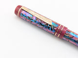 Carina Ragazzone in Rose Marina Abalone w/ Maroon Lipstick Resin
