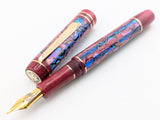 Carina Ragazzone in Rose Marina Abalone w/ Maroon Lipstick Resin
