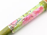 Carina Ragazzone in Chartreuse and Rose Abalone w/ Honey Olive Resin