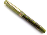 Carina Hapalua 15 in Green/Gold Abalone w/ Honey Olive Resin