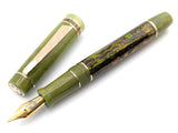 Carina Hapalua 15 in Green/Gold Abalone w/ Honey Olive Resin