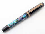 Carina Hapalua 13 il Re in Dark Mexican Green Abalone w/ Black Alumilite