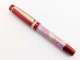 Carina Hapalua 15 il Re in Fall Awabi w/ Blood Red Resin - Mokume Gane