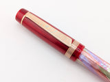 Carina Hapalua 15 il Re in Fall Awabi w/ Blood Red Resin - Mokume Gane