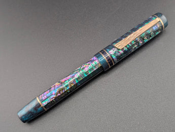 Carina Ragazzone in Dark Mexican Green Abalone w/ Aquifer Resin