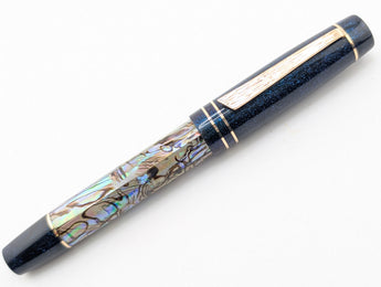 Hapalua 15 in Silver Abalone w/ Diamond Sapphire Resin