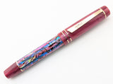 Hapalua 15 in Rose/Marine Abalone w/ Maroon Lipstick Resin