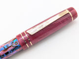 Hapalua 15 in Rose/Marine Abalone w/ Maroon Lipstick Resin