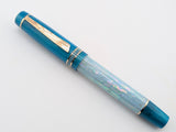 Hapalua 15 in Iceberg Awabi Shell w/ Pearl Teal Resin