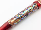 Hapalua 15 in Copper Abalone w/ Blood Red Resin