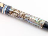 Hapalua 15 in Silver Abalone w/ Diamond Sapphire Resin