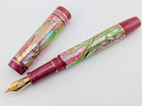 Ragazzone in Lily Abalone w/ Maroon Lipstick Resin