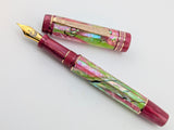 Ragazzone in Lily Abalone w/ Maroon Lipstick Resin