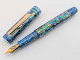 Ragazzone in Tidal Fog Abalone w/ Slate Blue Resin