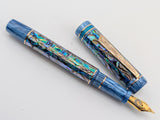 Ragazzone in Tidal Fog Abalone w/ Slate Blue Resin