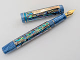 Ragazzone in Tidal Fog Abalone w/ Slate Blue Resin