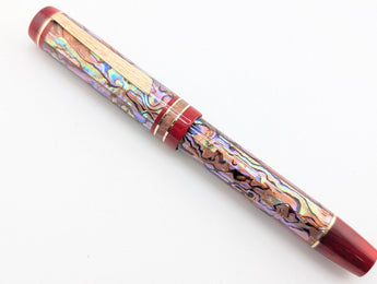 Ragazzone in Copper Abalone w/ Blood Red Resin