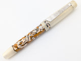 Carina 15 in Cellulose Acetate w/ Flax Resin - Damascus Steel