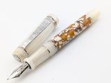 Carina 15 in Cellulose Acetate w/ Flax Resin - Damascus Steel