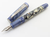 Carina 15 in Vintage Casein with Steely Lavender - Damascus Steel