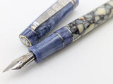 Carina 15 in Vintage Casein with Steely Lavender - Damascus Steel