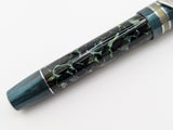 Carina 15 in Conway Stewart Medium Green w/ Veridian Resin - Damascus Steel
