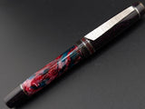 Carina 15 in Unnamed Cellulose Acetate w/ Violet Constellation Resin - Damascus Steel