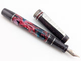 Carina 15 in Unnamed Cellulose Acetate w/ Violet Constellation Resin - Damascus Steel
