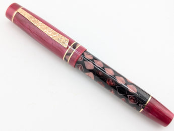 Carina 15 in Blood Ember Matrix w/ Marron Lipstick Resin