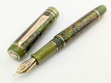 Ragazzone in Green/Gold Abalone w/ Honey Olive Resin