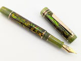 Ragazzone in Green/Gold Abalone w/ Honey Olive Resin