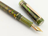 Ragazzone in Green/Gold Abalone w/ Honey Olive Resin