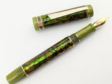 Ragazzone in Green/Gold Abalone w/ Honey Olive Resin