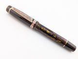 Hapalua 13 il Re in Root Beer Abalone w/ Burnt Umber Resin - Mokume Gane
