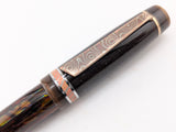 Hapalua 13 il Re in Root Beer Abalone w/ Burnt Umber Resin - Mokume Gane