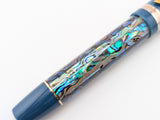 Hapalua 15 il Re in Tidal Fog Abalone w/ Kashmir Resin - Mokume Gane